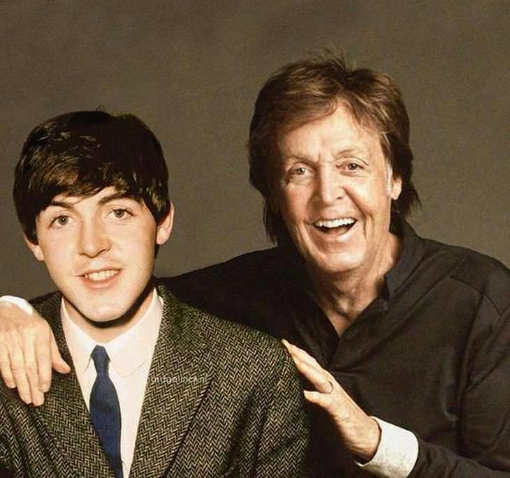 Famosos em versão juvenil  Paul McCartney
