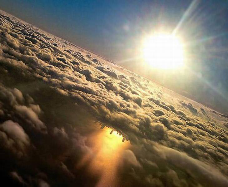 Reflexos sobre o lago Míchigan