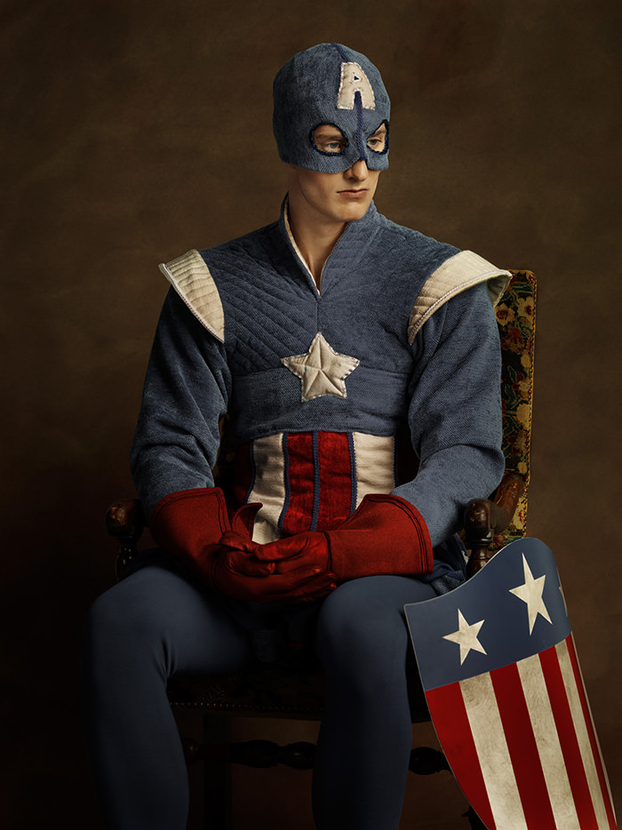 Super-herois do século XVI capitão america