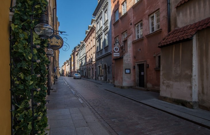 Cidades vazias quarentena coronavírus Varsóvia, Polônia