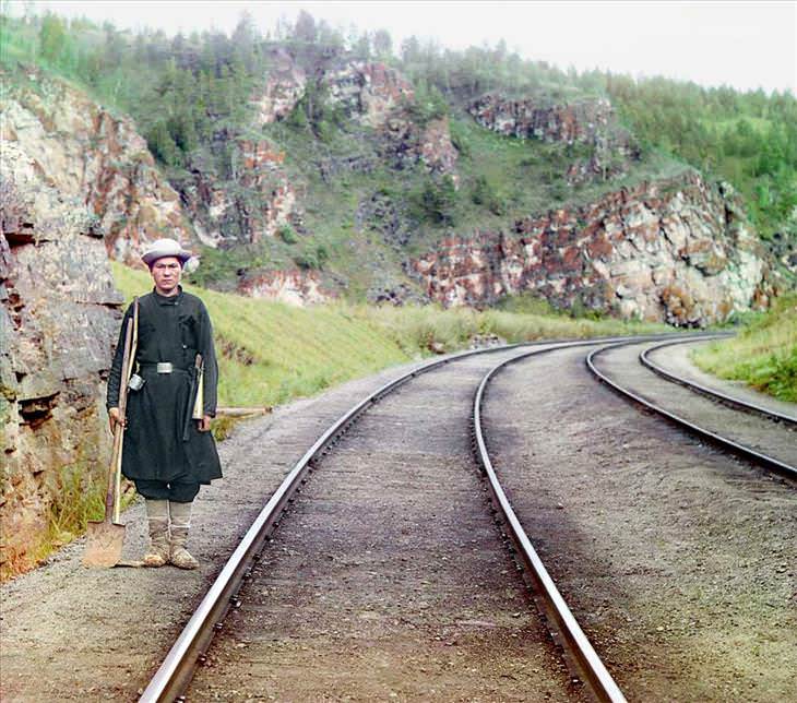 Russia 8. Um operador de ferrovia bashkir (1910)