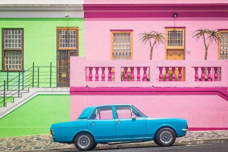 Cidades e vilas coloridas ao redor do mundo Bo Kaap, África do Sul