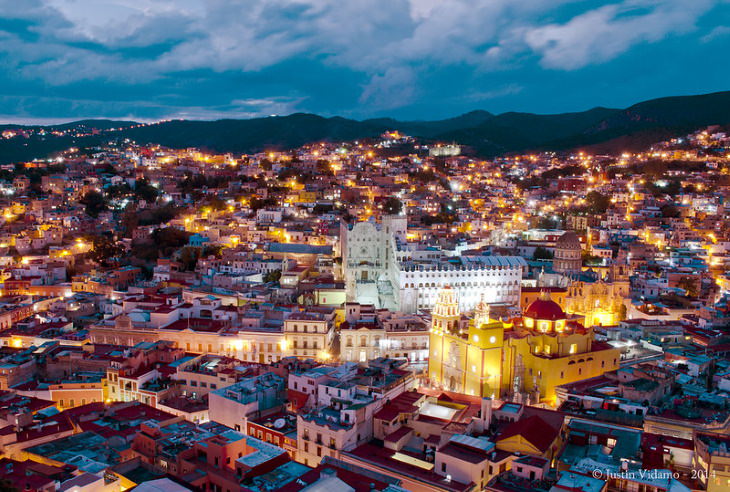 Cidades e vilas coloridas ao redor do mundo Guanajuato, México