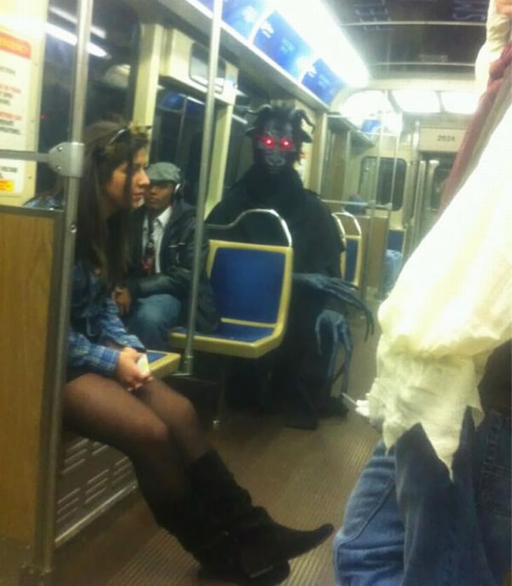 magens divertidas que se vê no metrô