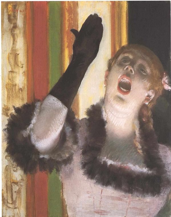 A cantora com a luva, 1878 , Degas