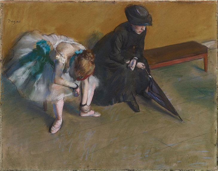 Esperando, 1880-1882, Degas