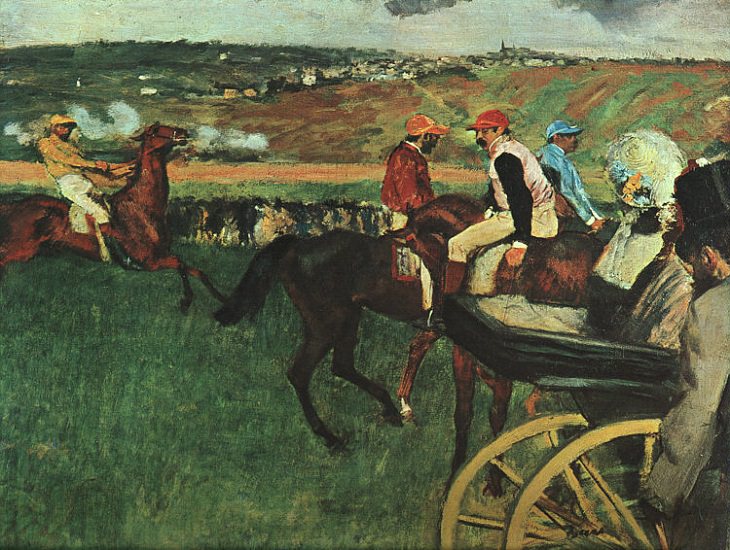 Nas corridas, 1877–1880  Degas