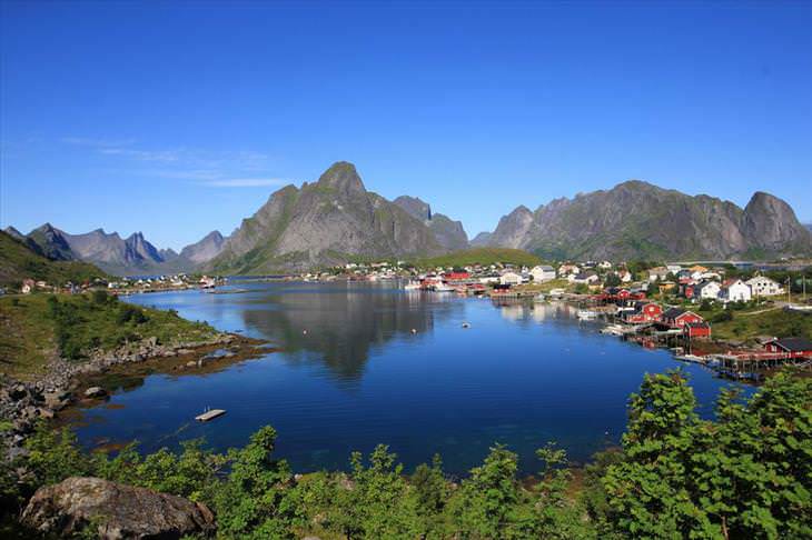 ciudades costeras alrededor del mundo Reine Noruega