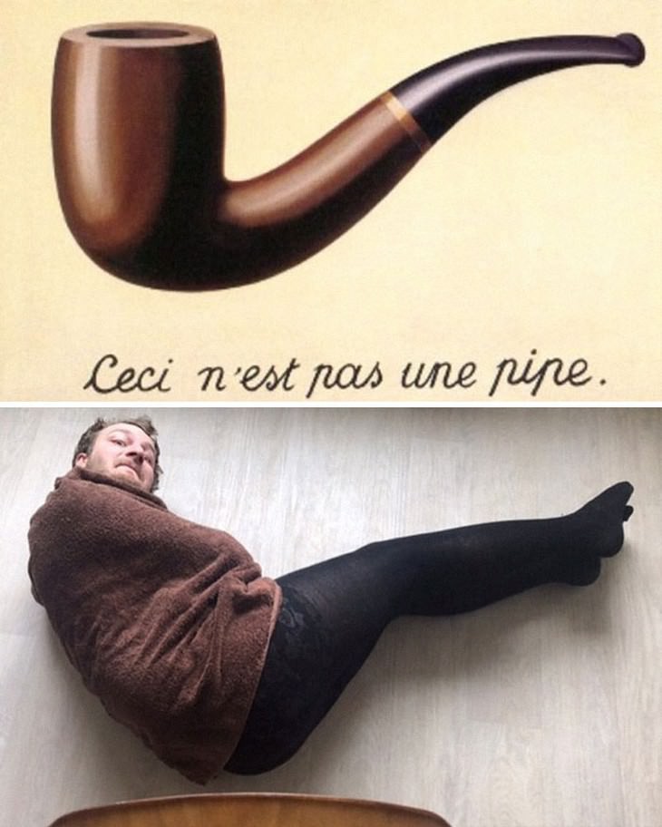 Ceci N'est Pas Un Pipe, de Rene Magritte 