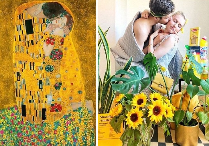 O beijo, de Gustav Klimt