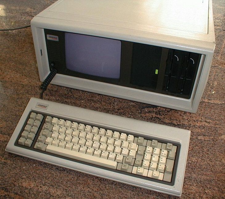 História dos primeiros laptops Compaq Portable