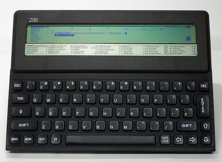 História dos primeiros laptops Cambridge Z88