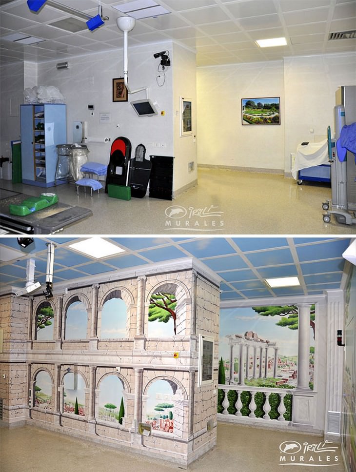Artista Silvio Irilli transforma unidades hospitalares em murais