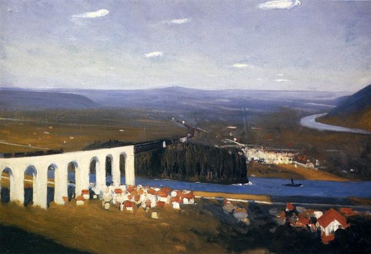 Vale do Sena, 1908 Edward Hopper