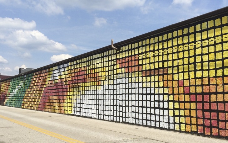 Fascinantes e coloridos murais em estados dos EUA