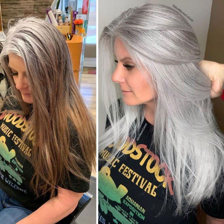 Transformações de cabelos grisalhos  por Jack Martin