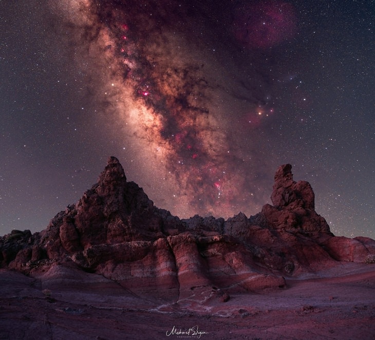 Best and colorful photographs of the Milky Way taken from different locations around the world, provided by Capture the Atlas editor Dan Zafra, “Milky Way over Parque Nacional del Teide” by Mehmet Ergün, taken in Tenerife, Spain