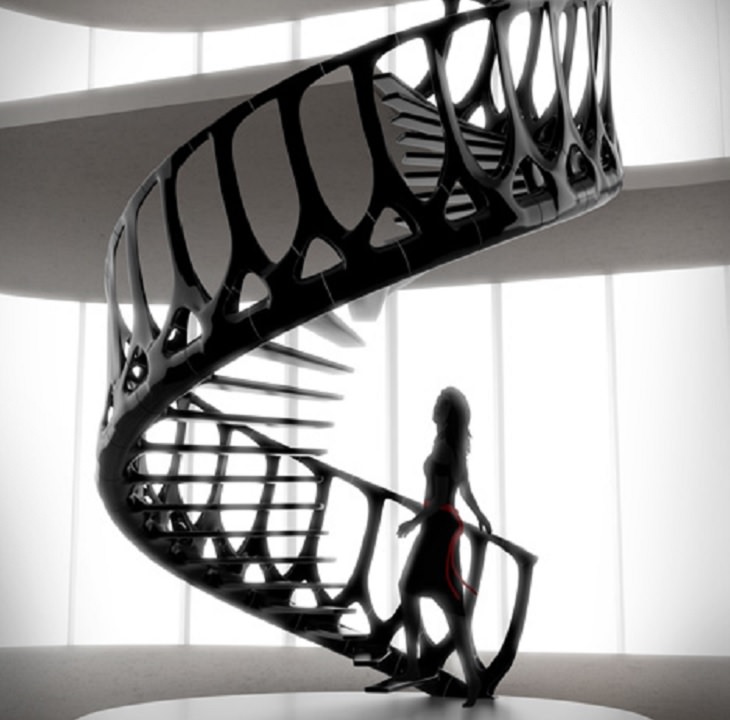 A Escadaria das Vértebras, por Andrew McConnell