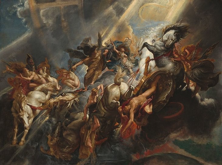 ‘A Queda de Faetonte’, de Peer Paul Rubens, 1604-1605 