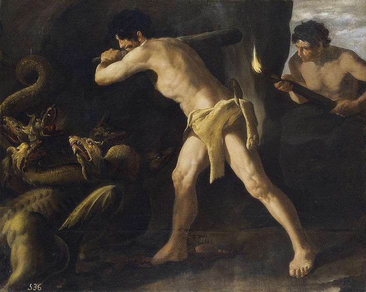 "Hércules e a Hidra", de Francisco de Zurbarán, 1634