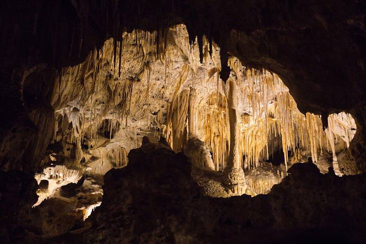 10 mais belas cavernas nos EUA  Carlsbad Caverns, New Mexico