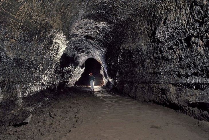 10 mais belas cavernas nos EUA   Lava River Cave, Oregon