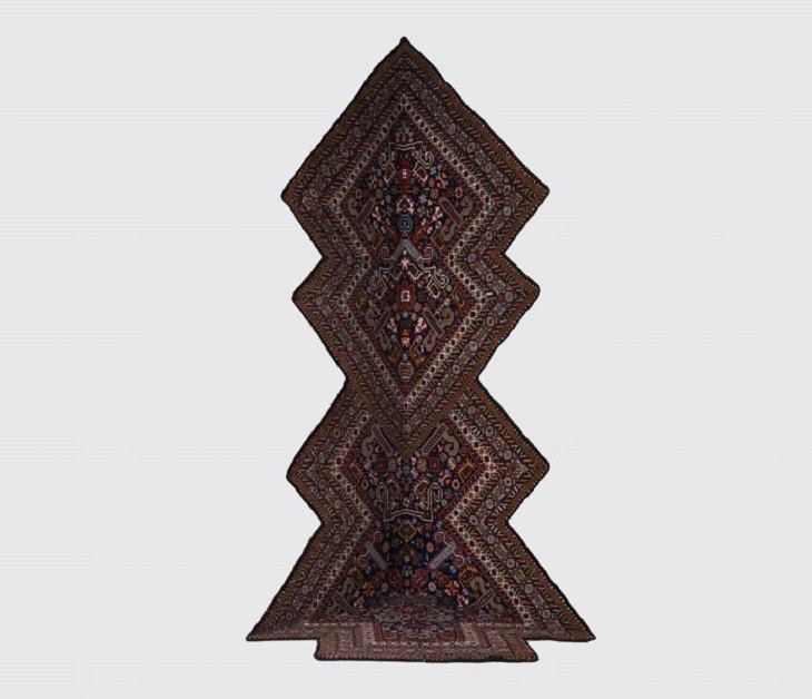 Tapetes e tapeçarias tradicionais do Azerbaijão com um toque moderno e criativo projetados pelo artista Faig Ahmed