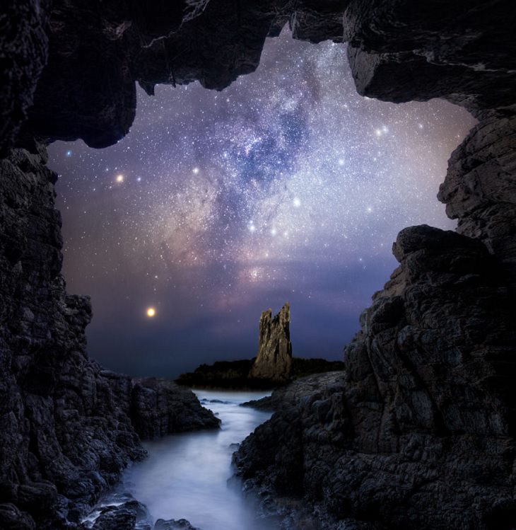 Fotografias astronômicas do céu noturno e paisagens noturnas por Marcin Zajac,