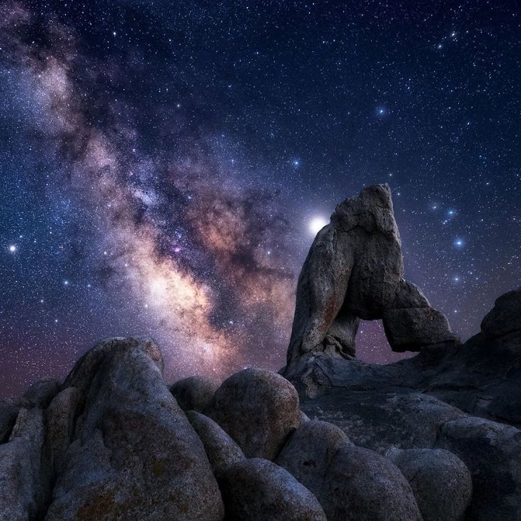 Fotografias astronômicas do céu noturno e paisagens noturnas por Marcin Zajac,