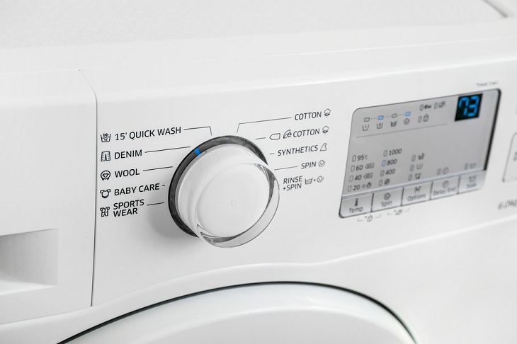 Guia de temperatura da máquina de lavar, máquina de lavar