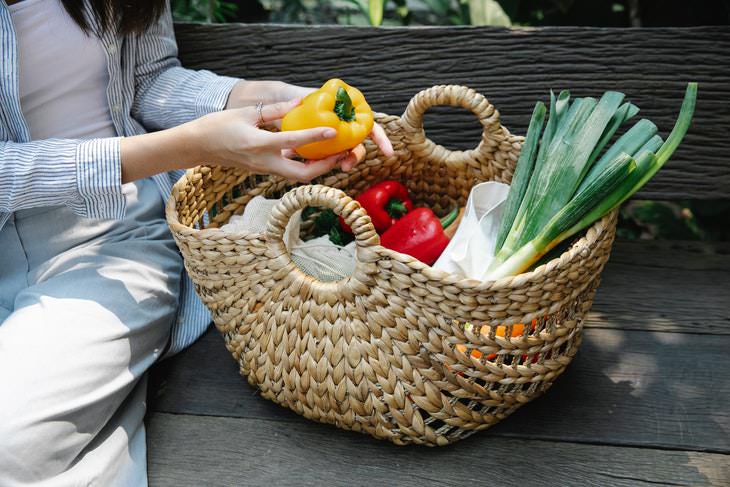Tips to Be Organized a basket full of fresh produce
