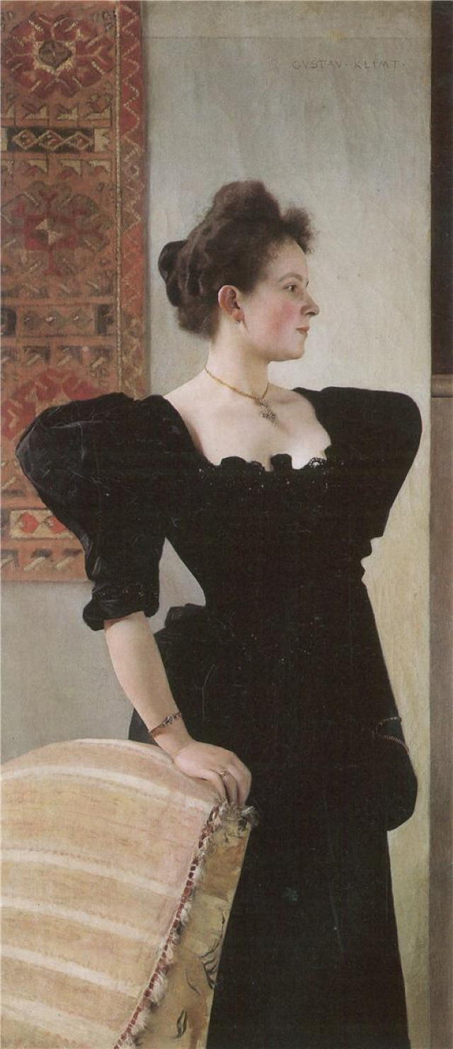 Gustav Klimt Portrait of Marie Breunig (1894)