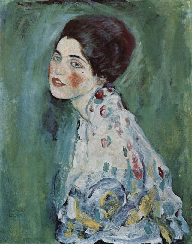 Gustav Klimt  Porträt einer Dame