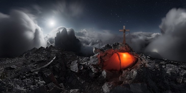 Fotos do Concurso Internacional de Fotografia de Montanha Cvce 2021, Tre Cime di Lavaredo, Itália