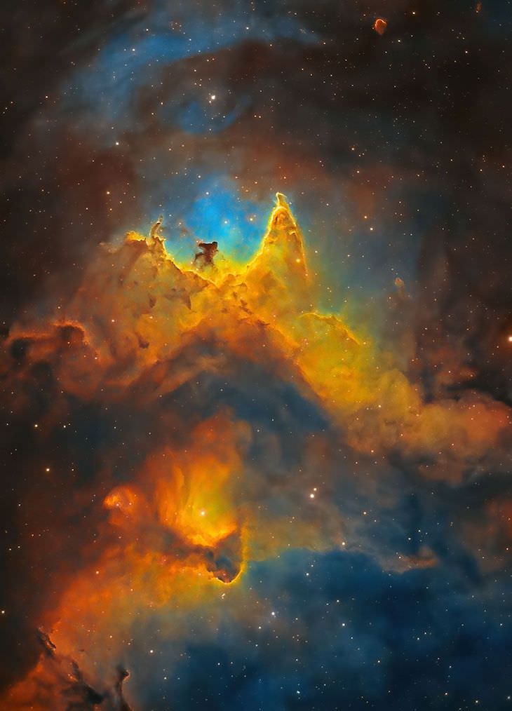 Astronomy Photographer of the Year Finalists  14. A Alma do Epaço (Close-up da Nebulosa Alma), de Kush Chandaria, Reino Unido
