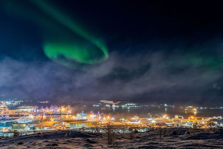 Astronomy Photographer of the Year Finalists 4. Aurora em Murmansk, de Vitaliy Novikov,  Rússia