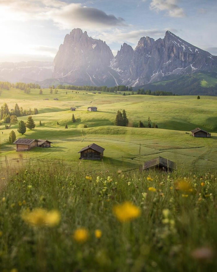 Lugares lindos em nosso planeta Sul to Tirol, Itália