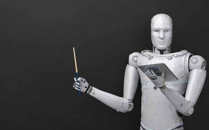 Inteligência artificial ou imagem real: um robô professor