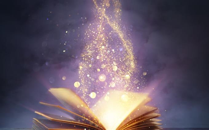 O teste da fonte da alma: uma luz mágica emerge do livro