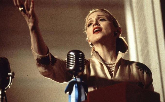 Em que país se passou a trama do filme: Evita