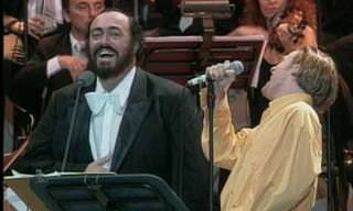 Pavarotti e Bryan Adams em um dueto inesquecível