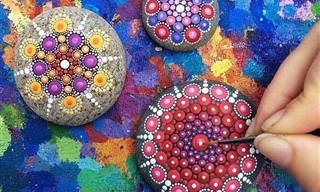 Elspeth McLean Transforma Pedras em Arte