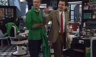 Hilário: Mr. Bean vai ao barbeiro...