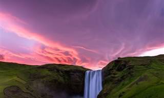 As belezas da Islândia em um dia com 24 horas de sol