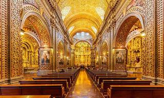A Beleza Dourada das Igrejas do Equador