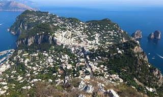 Descubra a ilha de Capri em um vídeo surpreendente!