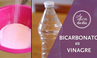 Você sabe quando usar o bicarbonato de sódio ou vinagre?