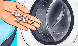 O que acontece se você colocar aspirina na máquina de lavar?