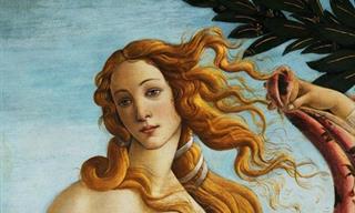 A modelo da pintura da Vênus de Botticelli
