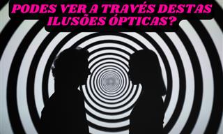 Você pode ver através dessas ilusões <b>de</b> óptica?